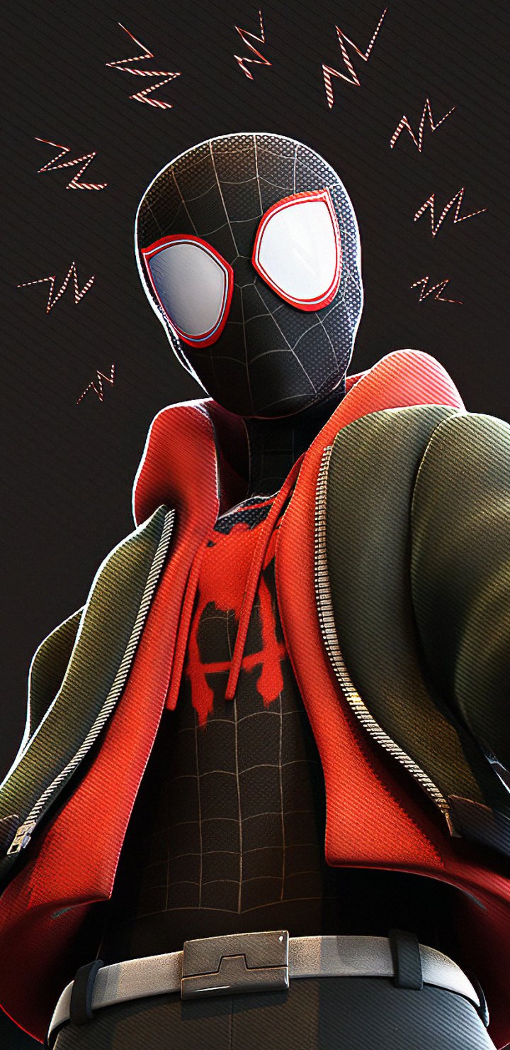 Download Miles Morales Spider Man Movie Spider-Man: Into The Spider-Verse Phone Wallpaper