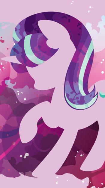 minimalist Starlight Glimmer TV Show My Little Pony: Friendship Is Magic Phone Wallpaper