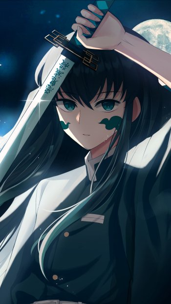 Muichiro Tokito Anime Demon Slayer: Kimetsu no Yaiba Phone Wallpaper