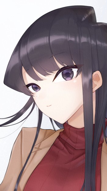 Komi Shouko Anime Komi Can't Communicate Phone Wallpaper