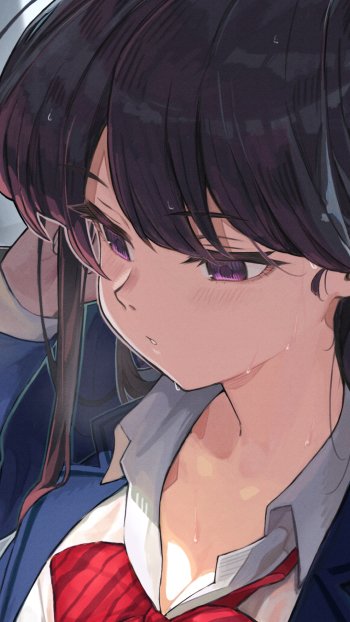 Komi Shouko Anime Komi Can't Communicate Phone Wallpaper