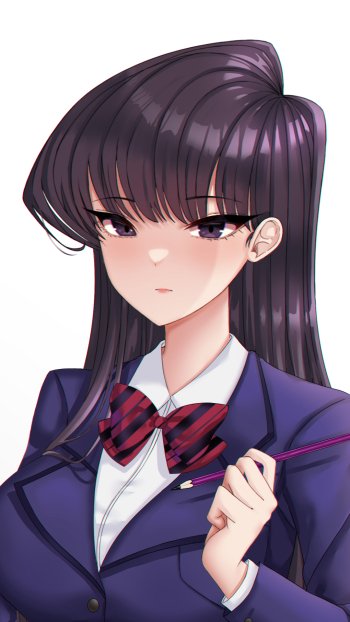 Komi Shouko Anime Komi Can't Communicate Phone Wallpaper