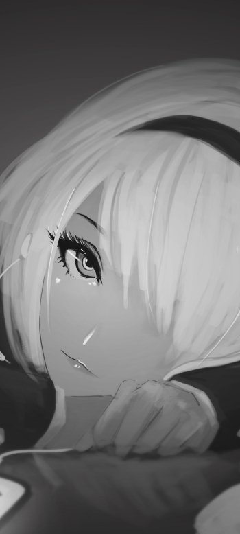 YoRHa No.2 Type B video game NieR: Automata Phone Wallpaper