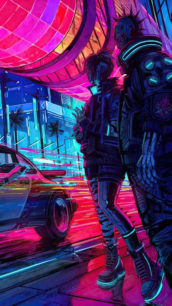 video game Cyberpunk 2077 Phone Wallpaper