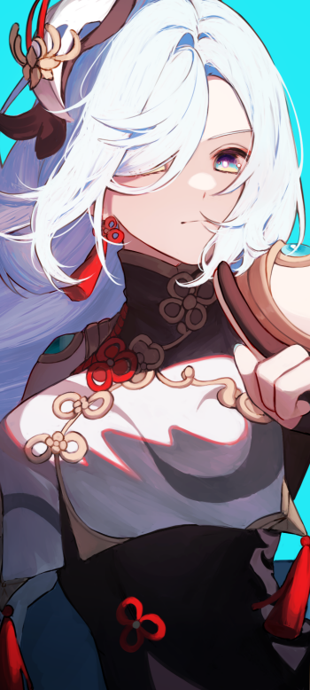 Shenhe (Genshin Impact) video game Genshin Impact Phone Wallpaper