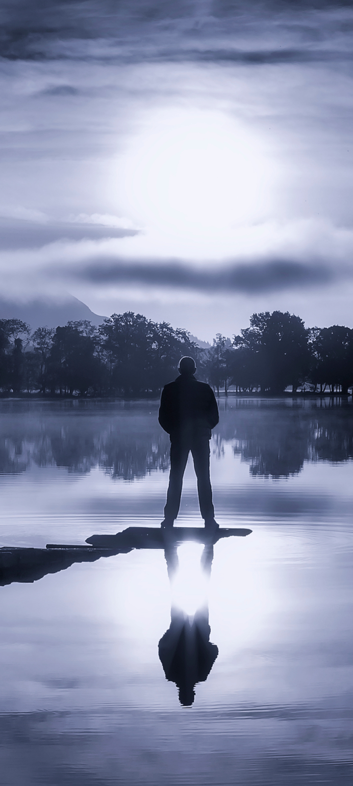 Alone at Lake by John McSporran