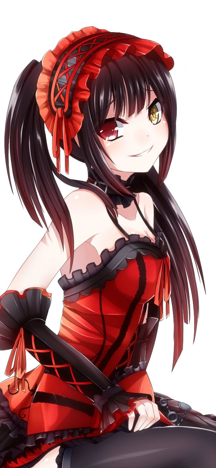 Download Kurumi Tokisaki Anime Date A Live Phone Wallpaper