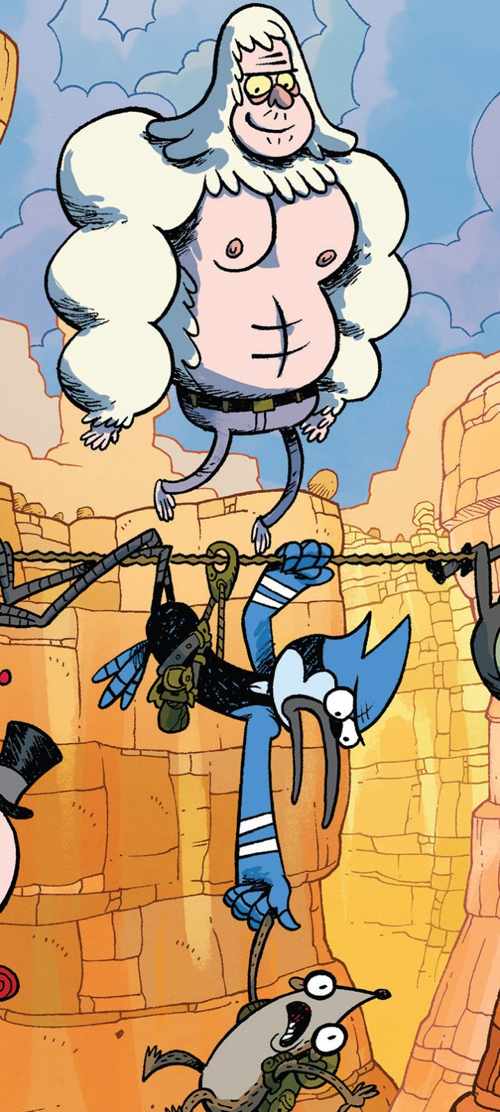 Download TV Show Regular Show Mordecai (Regular Show) Rigby (Regular Show) Phone Wallpaper