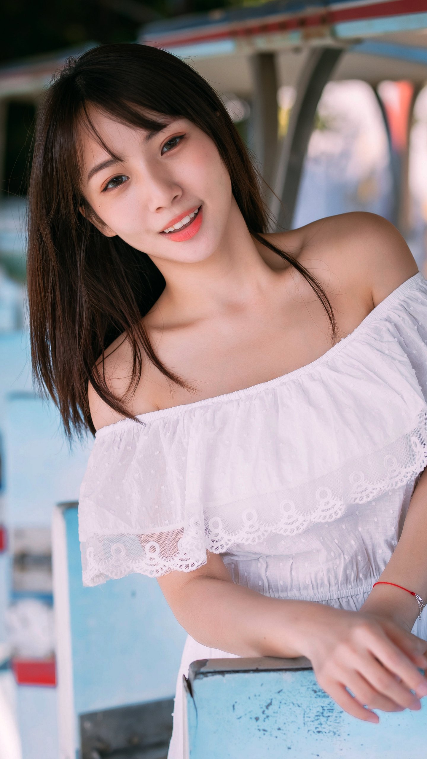 Download Black Hair Woman Asian Phone Wallpaper