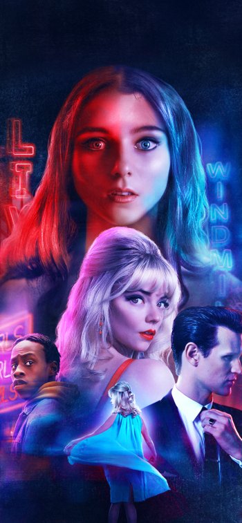 Thomasin McKenzie Matt Smith Anya Taylor-Joy movie Last Night in Soho Phone Wallpaper