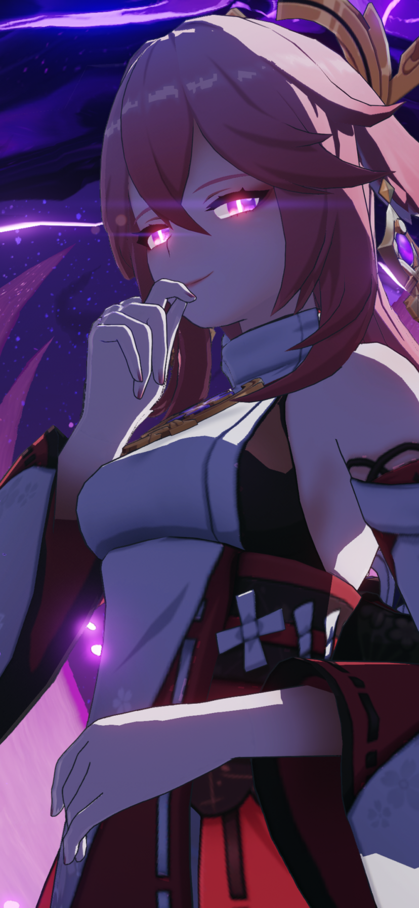 Download Yae Miko Guuji (Genshin Impact) Video Game Genshin Impact Phone Wallpaper