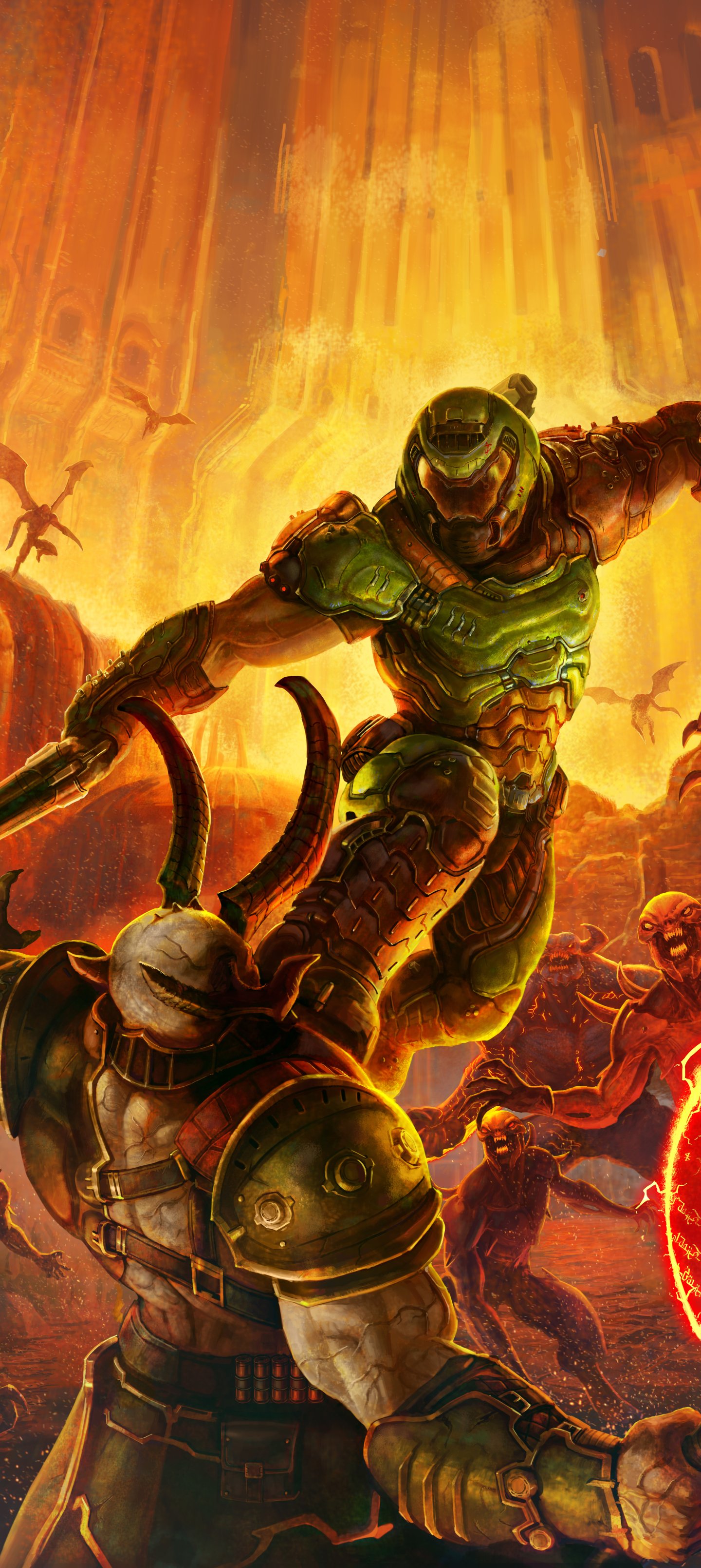 Download Video Game DOOM Eternal Phone Wallpaper