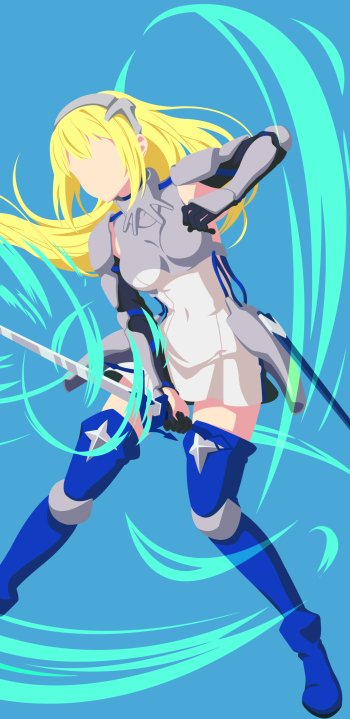 Aiz Wallenstein Anime Is It Wrong to Try to Pick Up Girls in a Dungeon? Phone Wallpaper