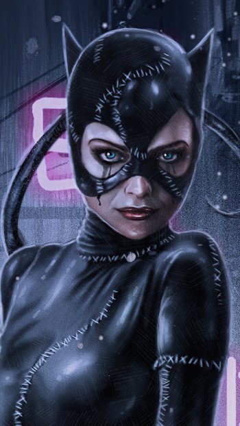 DC Comics Catwoman movie Batman Returns Phone Wallpaper