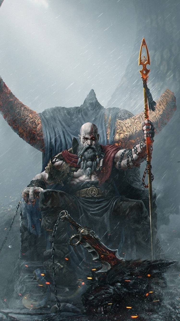 God of War: Ragnarök Phone Wallpaper