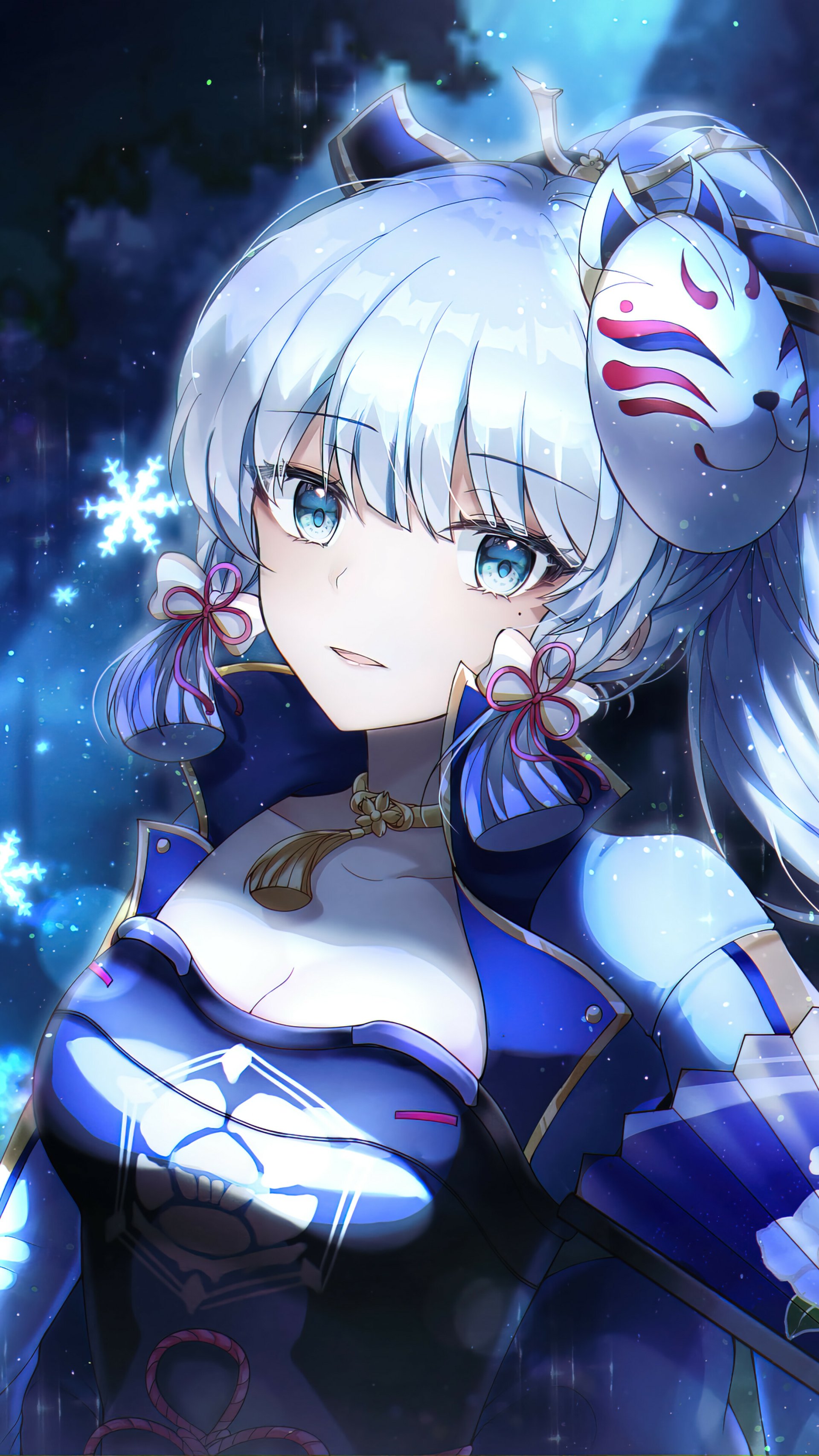 Download Kamisato Ayaka (Genshin Impact) Video Game Genshin Impact Phone Wallpaper