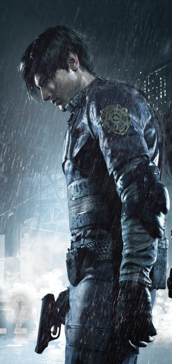 Leon S. Kennedy video game Resident Evil 2 (2019) Phone Wallpaper