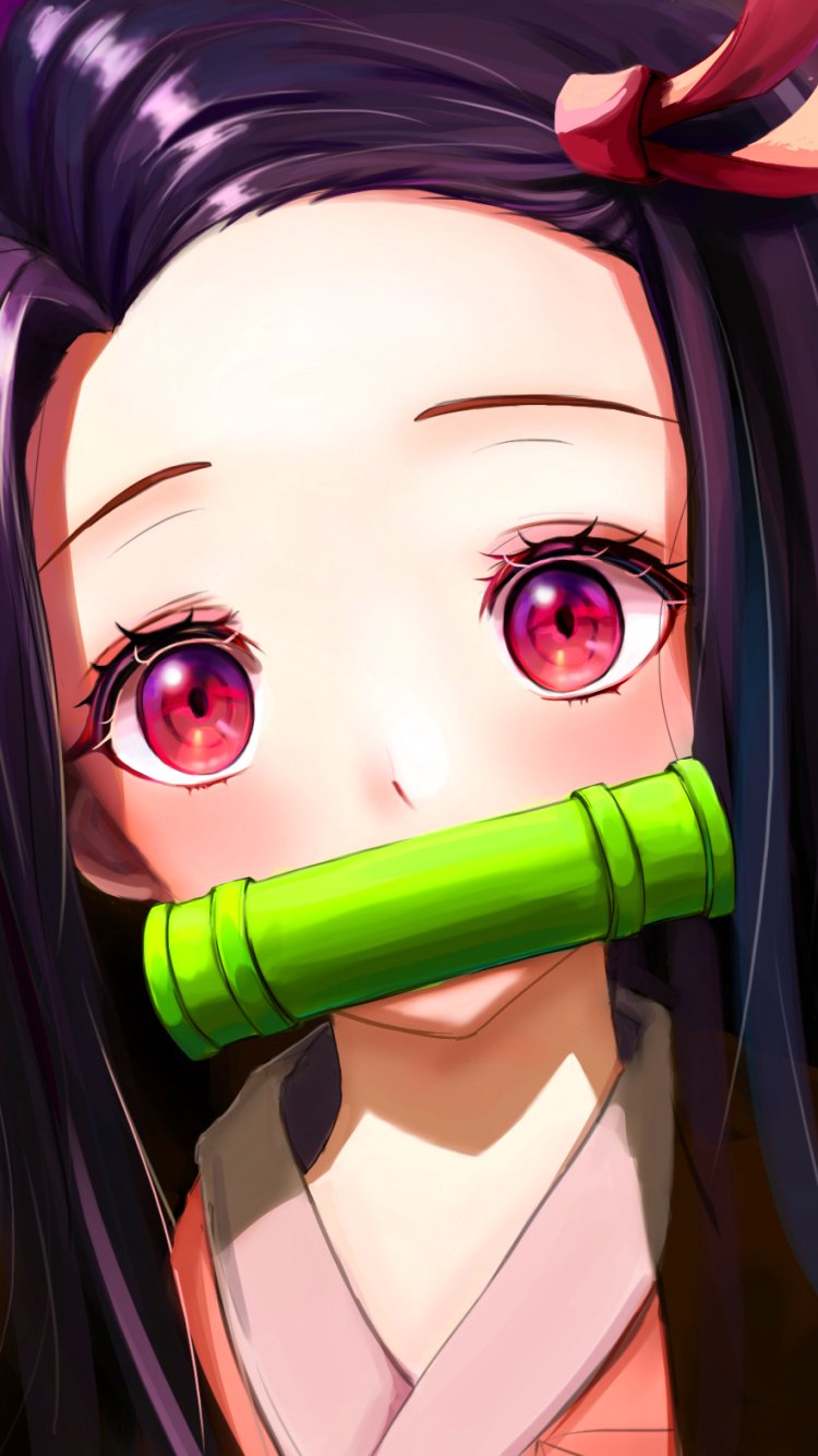 Download Nezuko Kamado Anime Demon Slayer: Kimetsu No Yaiba Phone Wallpaper