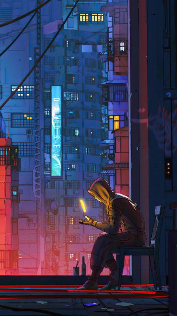 futuristic Sci Fi men Phone Wallpaper