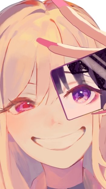 Marin Kitagawa Anime My Dress-Up Darling Phone Wallpaper