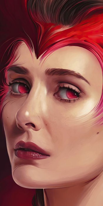 Scarlet Witch TV Show WandaVision Phone Wallpaper