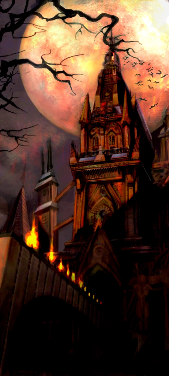 Scary Halloween Castle