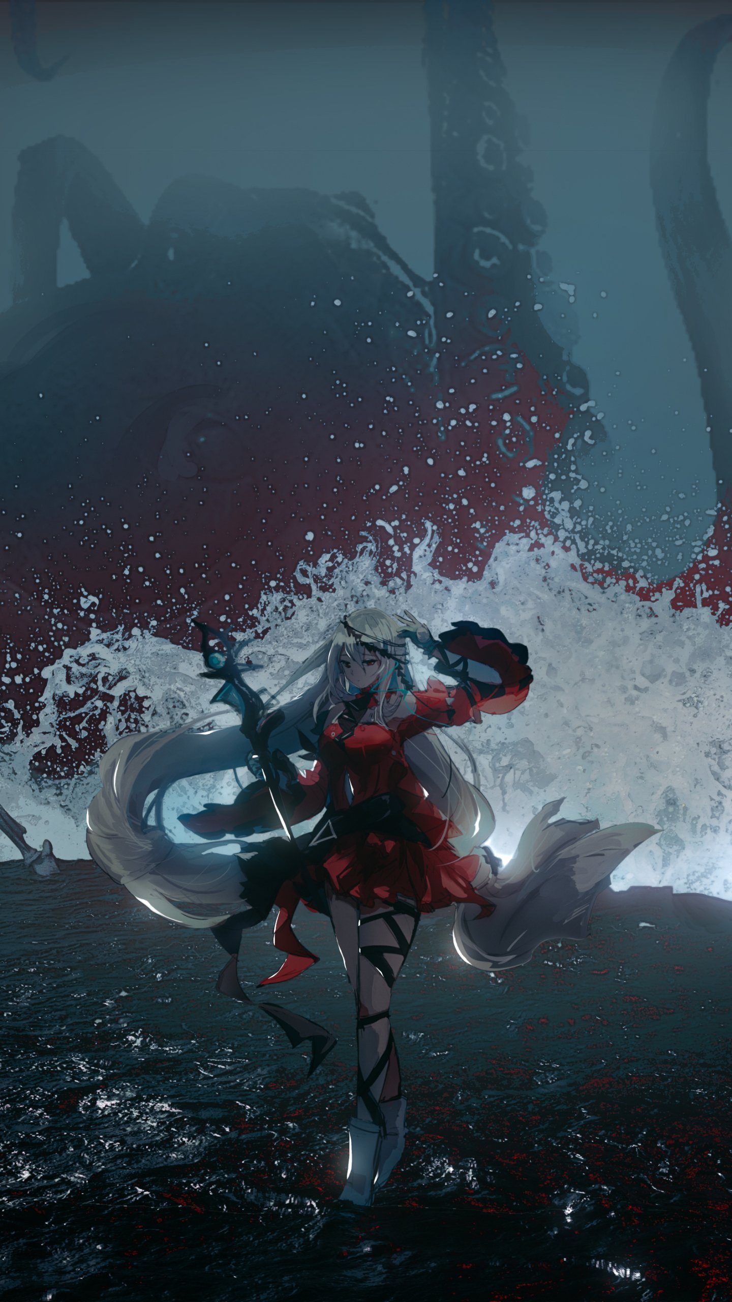 Download Skadi (Arknights) Video Game Arknights Phone Wallpaper