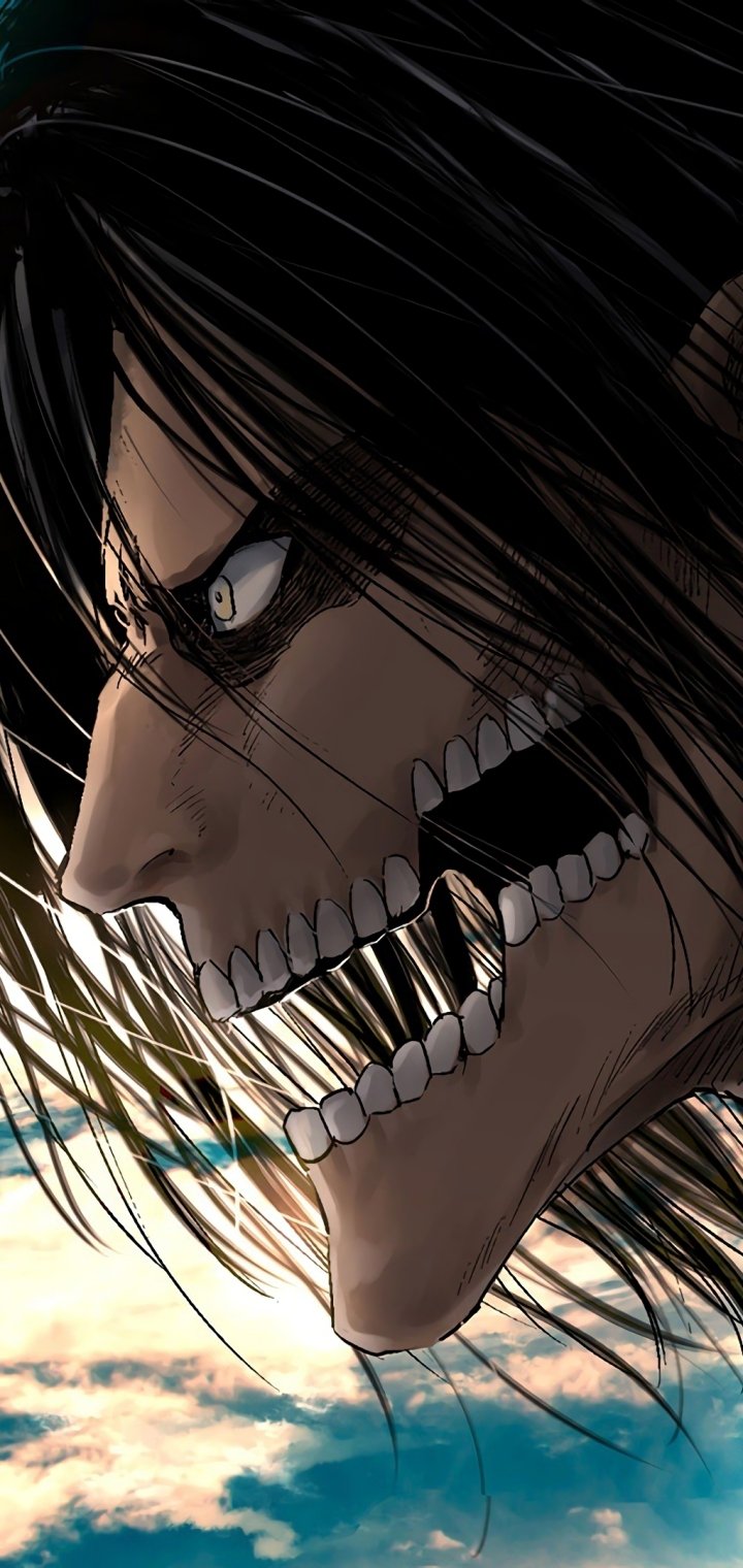 Download Eren Yeager Anime Attack On Titan Phone Wallpaper