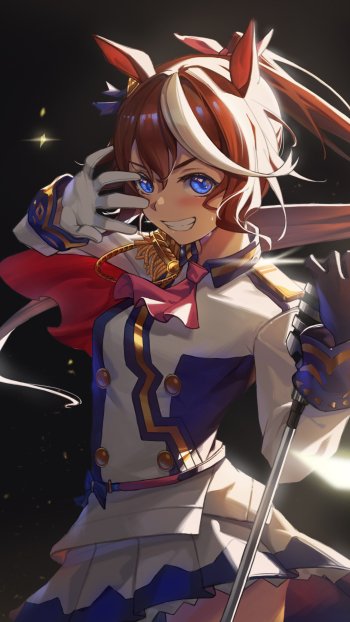 Tokai Teio Anime Uma Musume: Pretty Derby Phone Wallpaper