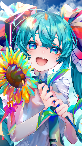 Hatsune Miku Anime Vocaloid Phone Wallpaper