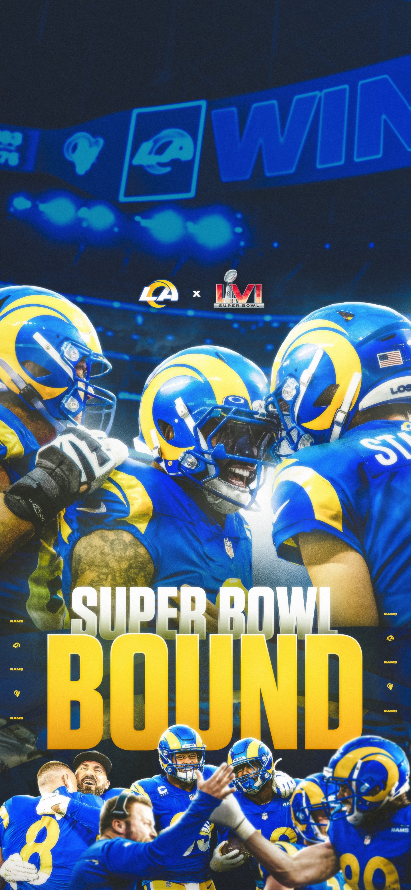 Los Angeles Rams Phone Wallpaper - Mobile Abyss