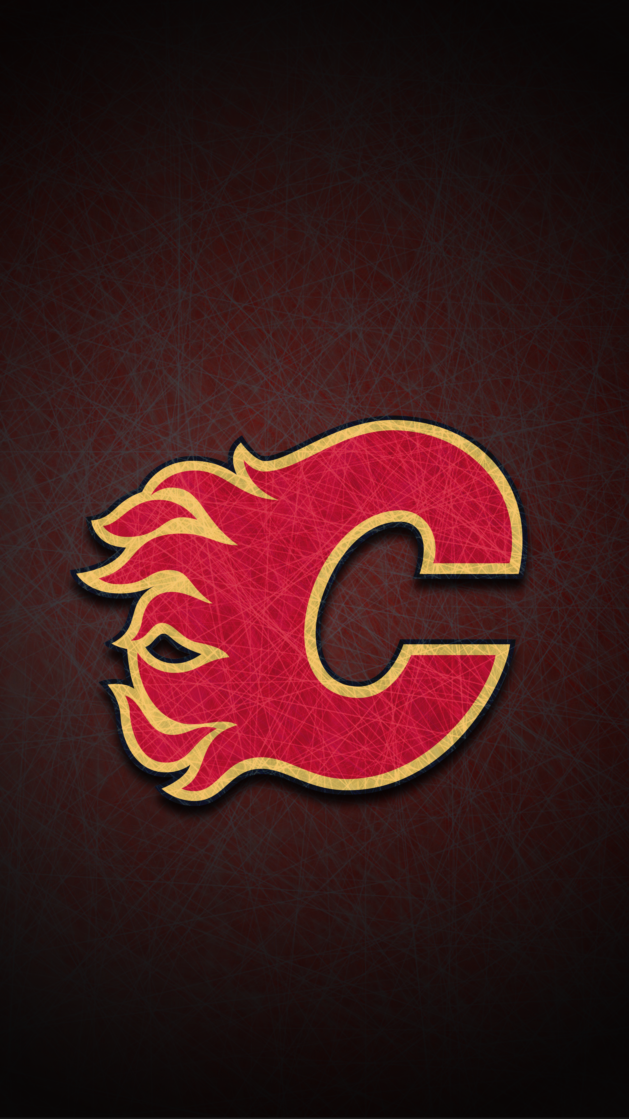 Calgary Flames Phone Wallpaper