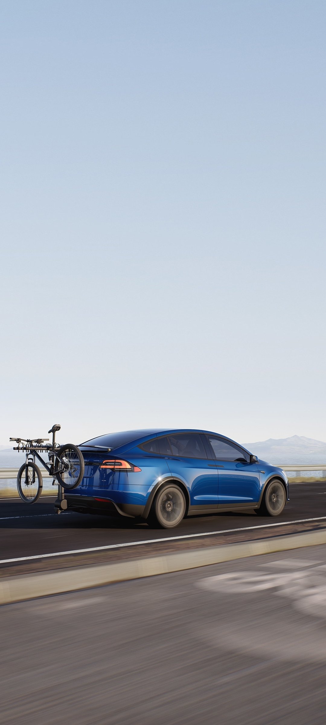 Download Vehicle Tesla Model X Plaid Phone Wallpaper