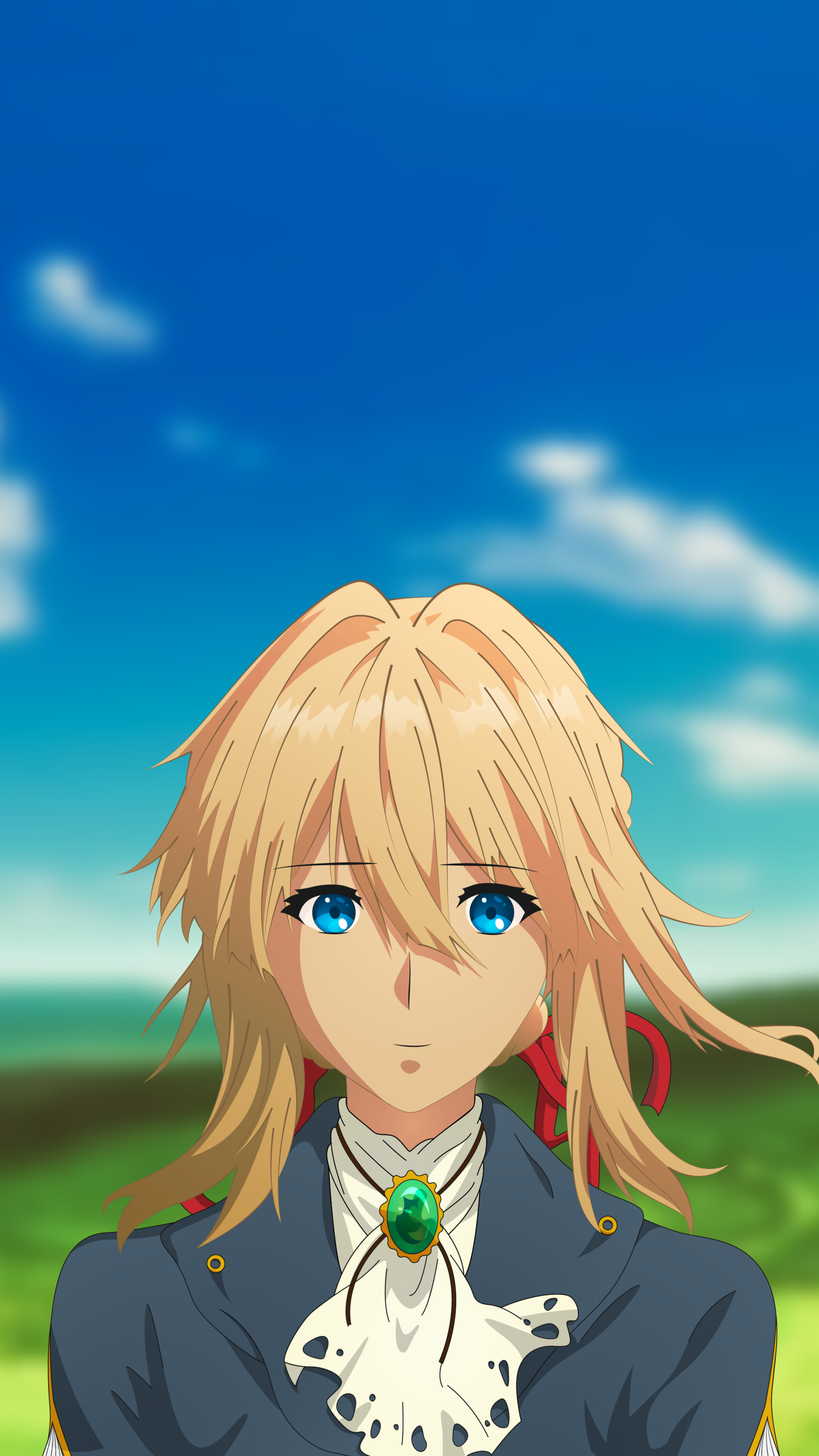 Download Violet Evergarden (Character) Anime Violet Evergarden Phone Wallpaper