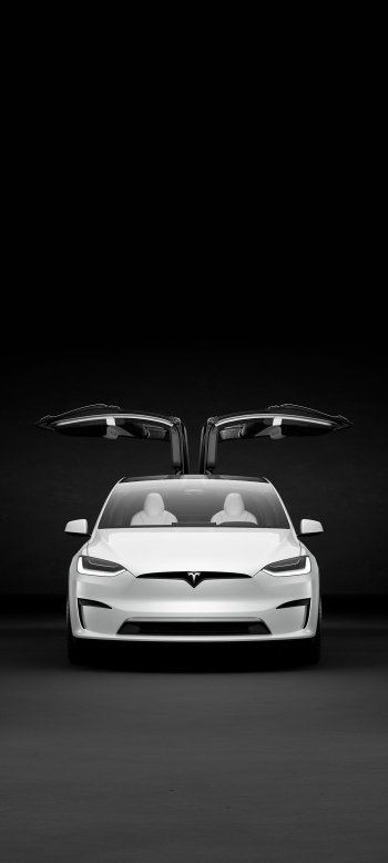 vehicle Tesla Model X Plaid Phone Wallpaper