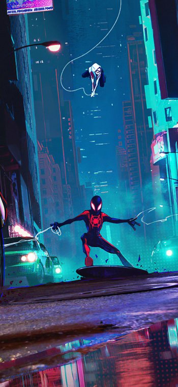  Spider-man riding a manhole cover through the city - in style