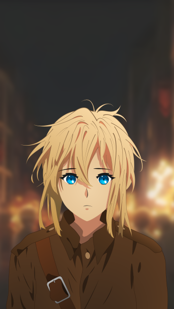 Violet Evergarden (Character) Anime Violet Evergarden Phone Wallpaper