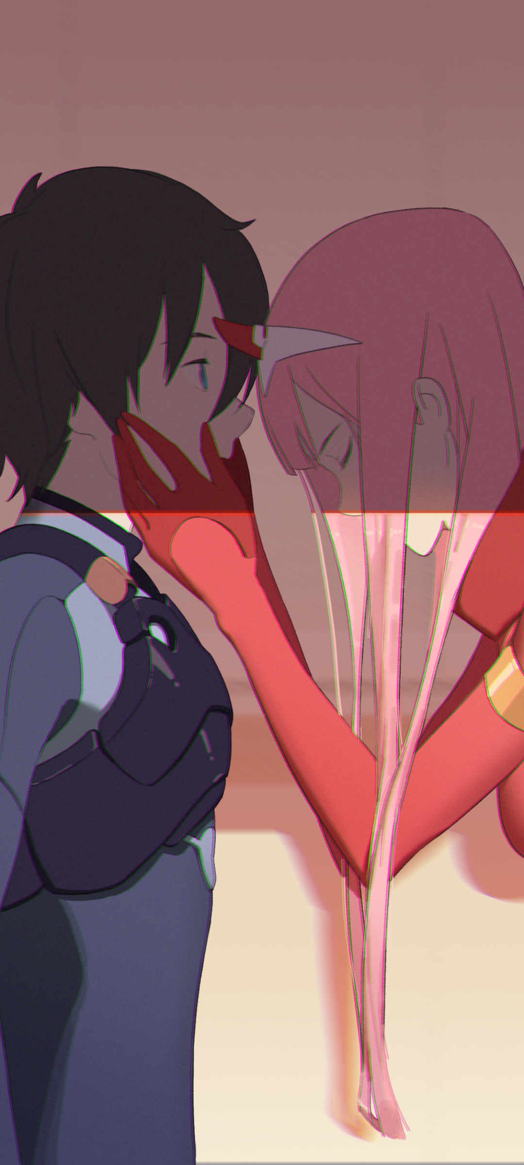Darling in the FranXX Phone Wallpaper by Ash4i
