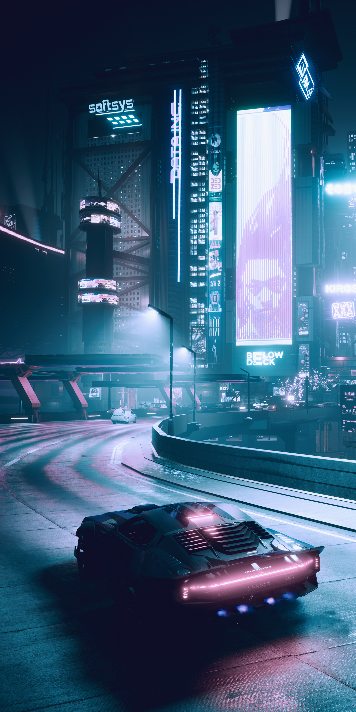 CYBERPUNK 2077 PHONE WALLPAPER 4K