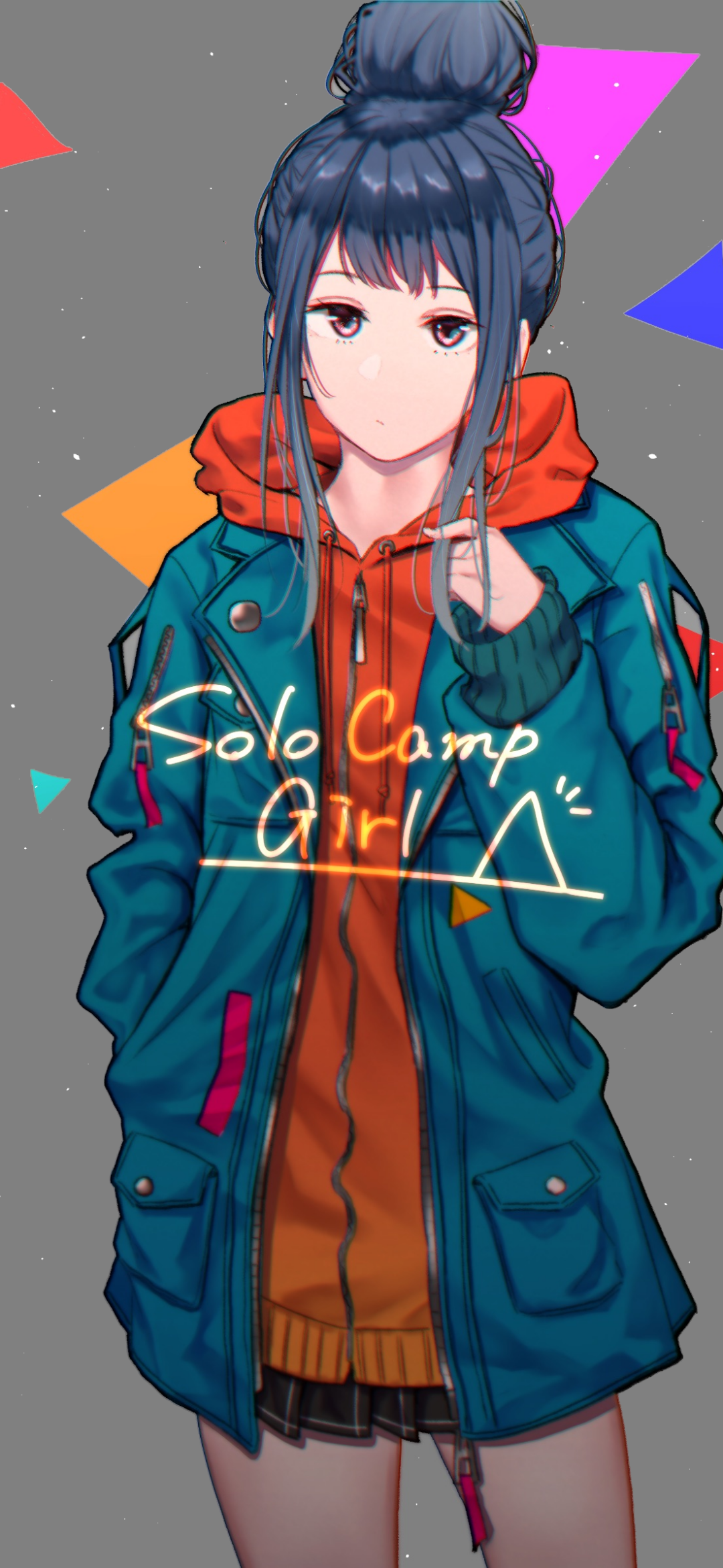 Download Rin Shima Anime Laid-Back Camp Phone Wallpaper