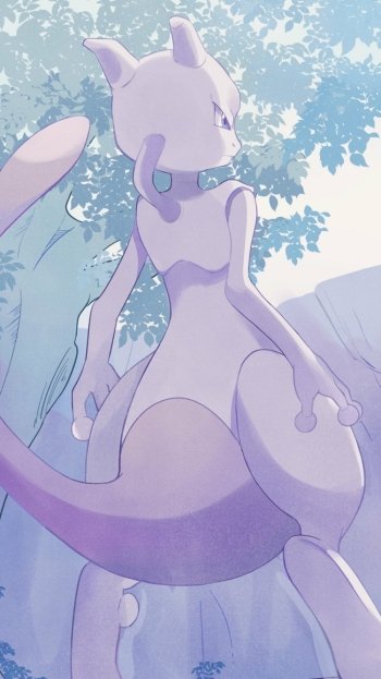 Mewtwo (Pokémon) Anime Pokemon Phone Wallpaper