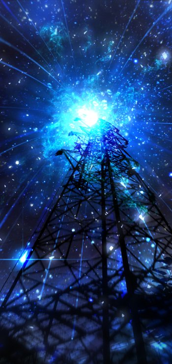  Electrical Tower Exploding At Night
