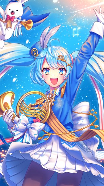 Hatsune Miku Anime Vocaloid Phone Wallpaper