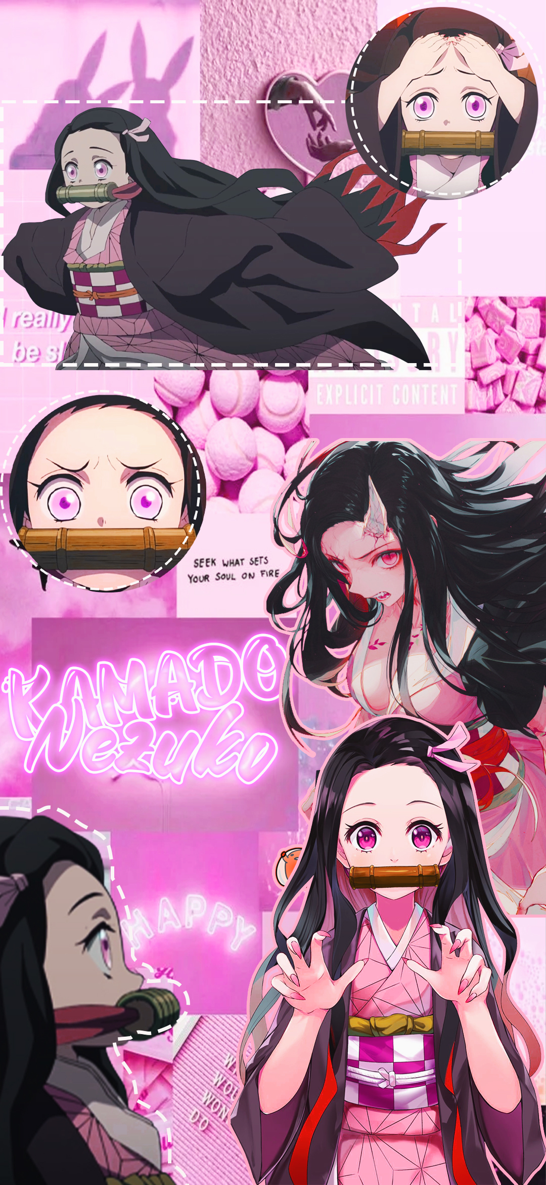 Demon Slayer: Kimetsu no Yaiba Phone Wallpaper by JabamiSora