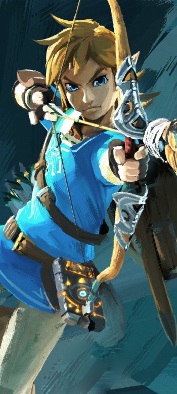 Link video game The Legend of Zelda: Breath of the Wild Phone Wallpaper