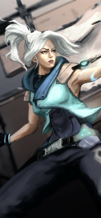 Jett (Valorant) video game Valorant Phone Wallpaper