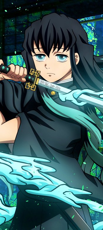 Muichiro Tokito Anime Demon Slayer: Kimetsu no Yaiba Phone Wallpaper