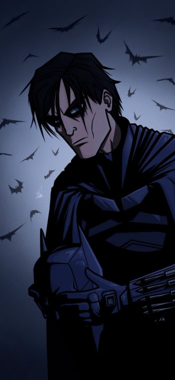 Bruce Wayne DC Comics Robert Pattinson Batman movie The Batman Phone Wallpaper