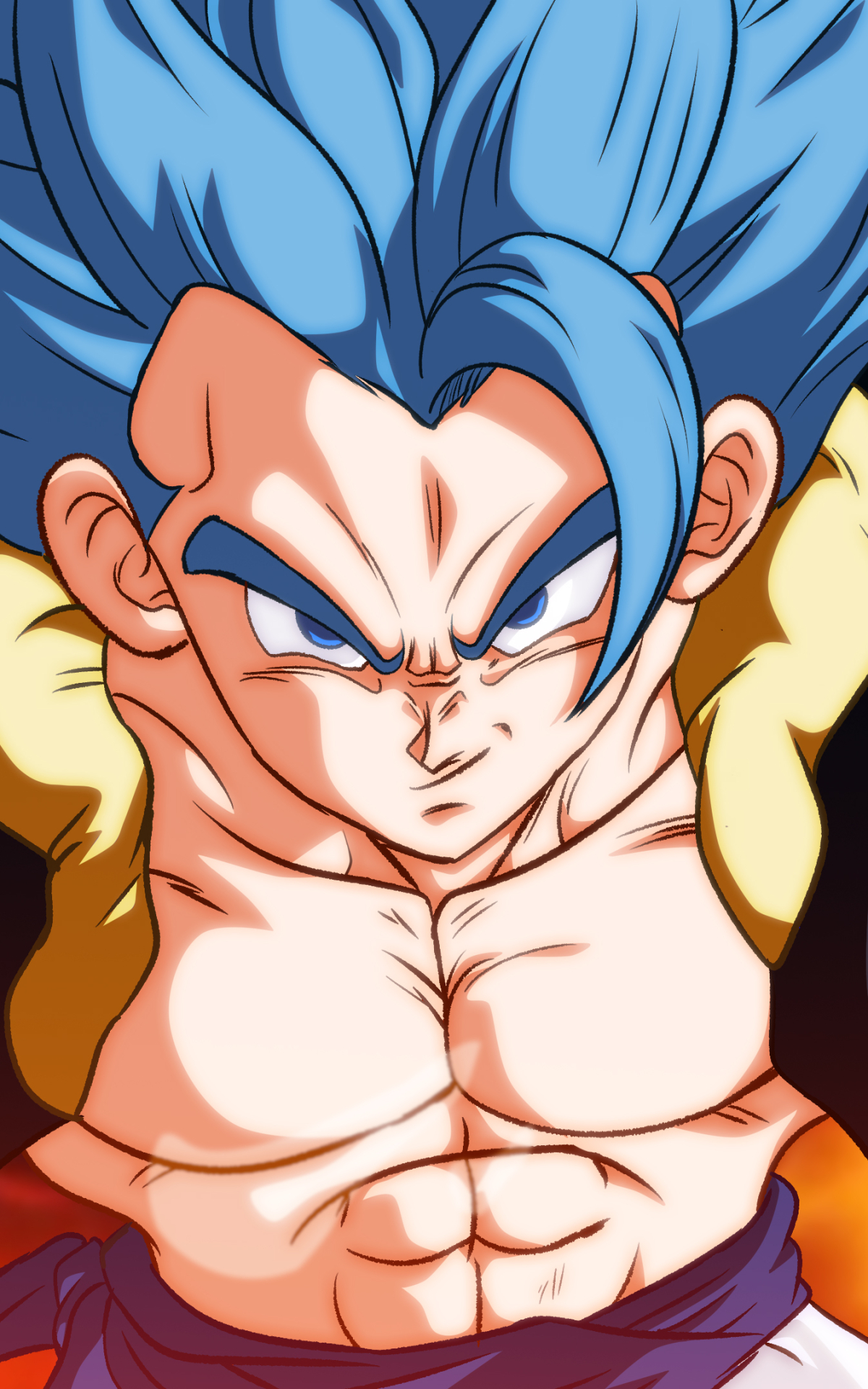 Gogeta Blue Form by NefariousMonsterWolf