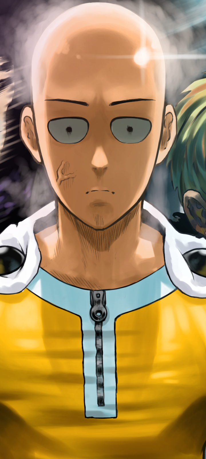 I made a Saitama Wallpaper for mobile : r/OnePunchMan